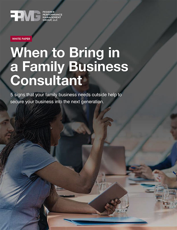 When to Bring in a Family Business Consultant